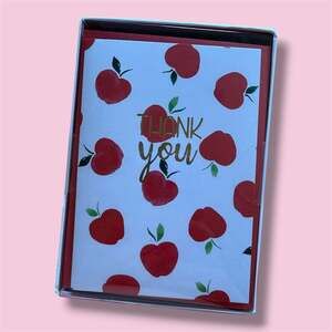 Graphique Apple Thank You Notecard Set 16 Count
